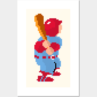 RBI Baseball Batter 16-Bit - St. Louis Posters and Art